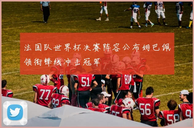 法国队世界杯决赛阵容公布姆巴佩领衔锋线冲击冠军