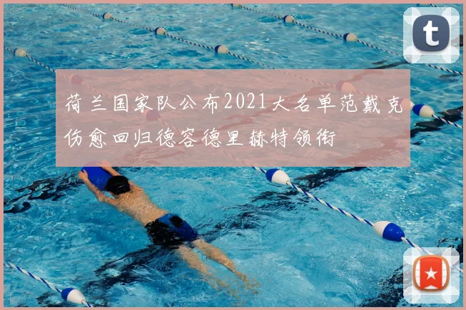 荷兰国家队公布2021大名单范戴克伤愈回归德容德里赫特领衔